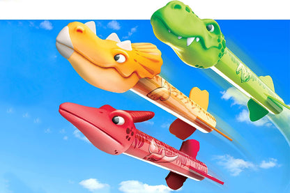 Dinosaur Rocket Launcher Toy Set Outdoor Fun Little Ones Toys for Boys and Girls Birthday Gift