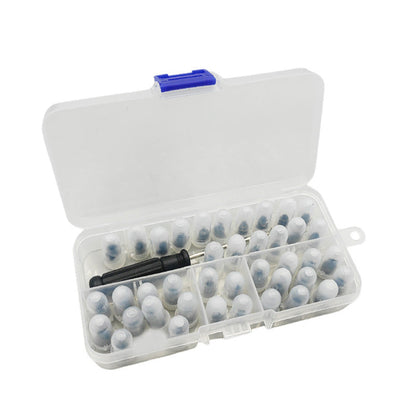 41PCS Tire Repair Rubber Studs Set Vacuum Tyre Nail Kit for Cars