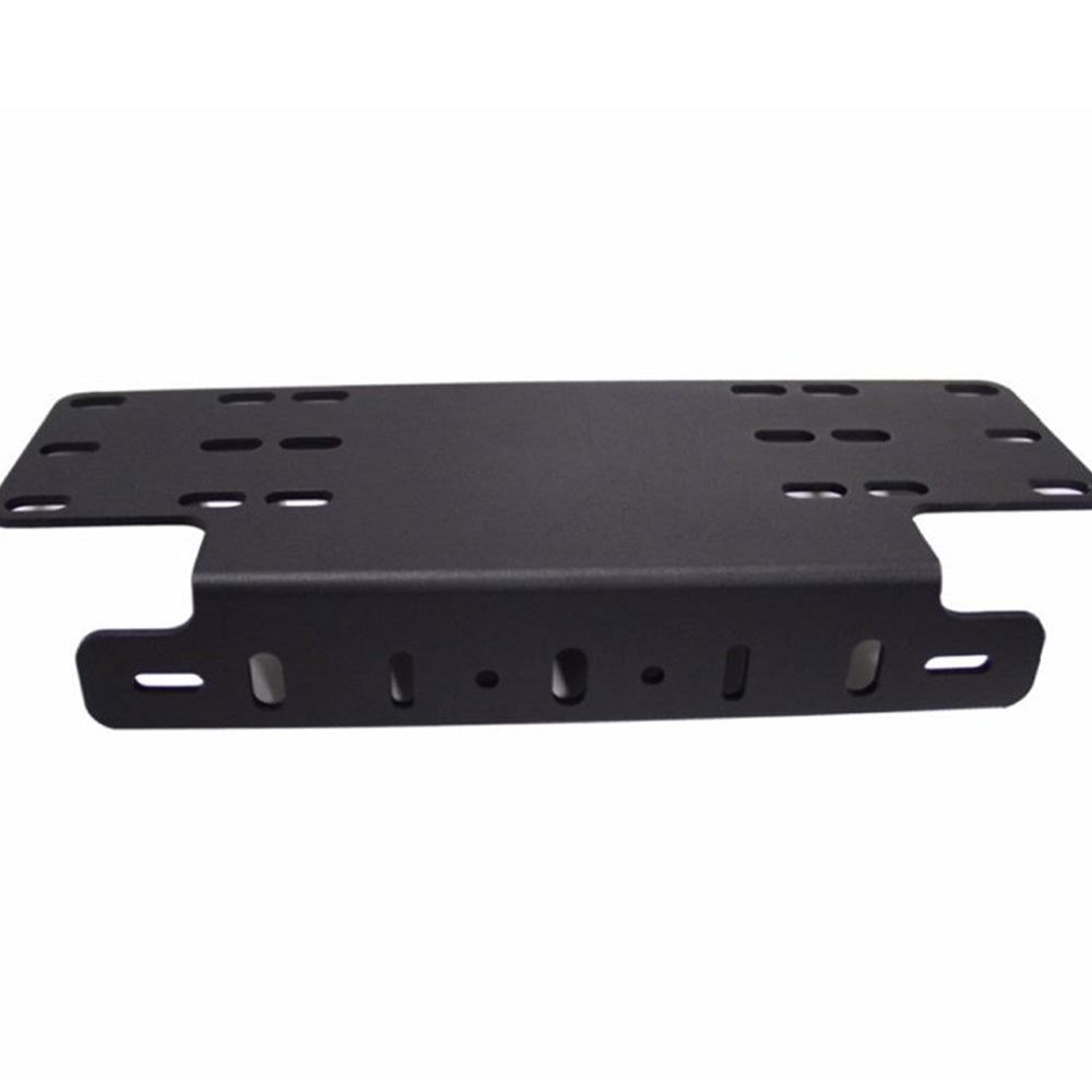 Universal Auxiliary Light Bracket License Plate Mount Metal for Jeep SUV Pickup Truck