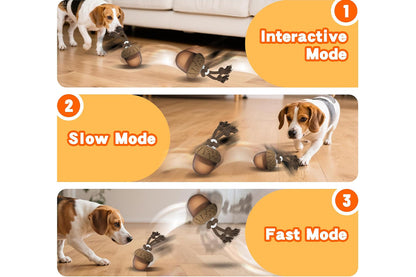 Interactive Dog Toy Ball Dog Rolling Ball with Motion Activated Moving Puppy Toy-Acorn