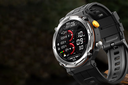 Military Smart Watch 1.39-Inch Fitness Watch with Heart Rate Sleep Monitor Blood Oxygen 100 Sports Modes Activity Tracker