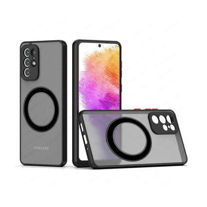 For Samsung S24 Series Magnetic Case Shockproof Protective Case Cover