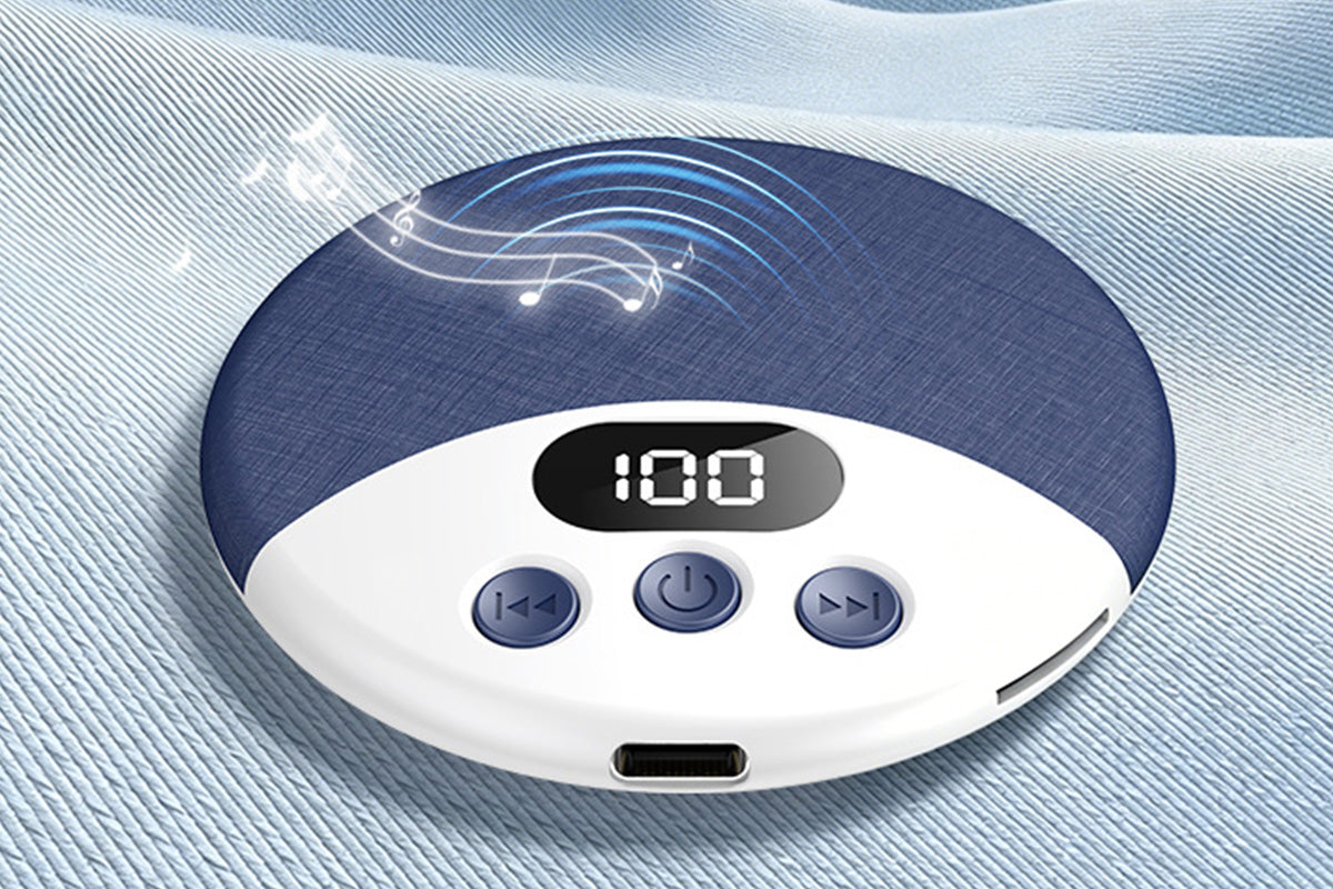 Display Under Pillow Bluetooth Sleep Speaker - Blue