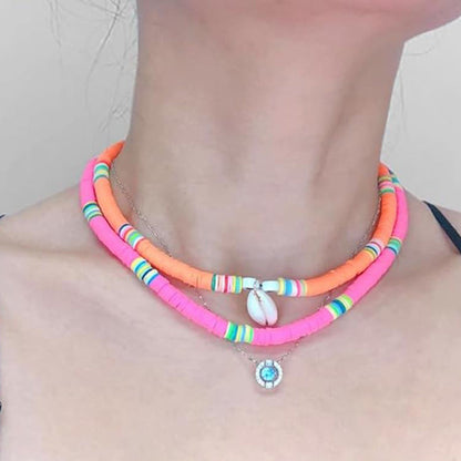 Clay Beads Bracelet Making Kit Friendship DIY Jewelry Making Beads Set