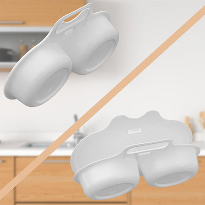 5 Pack Microwave Egg Cooker FDA Certified Egg Poacher