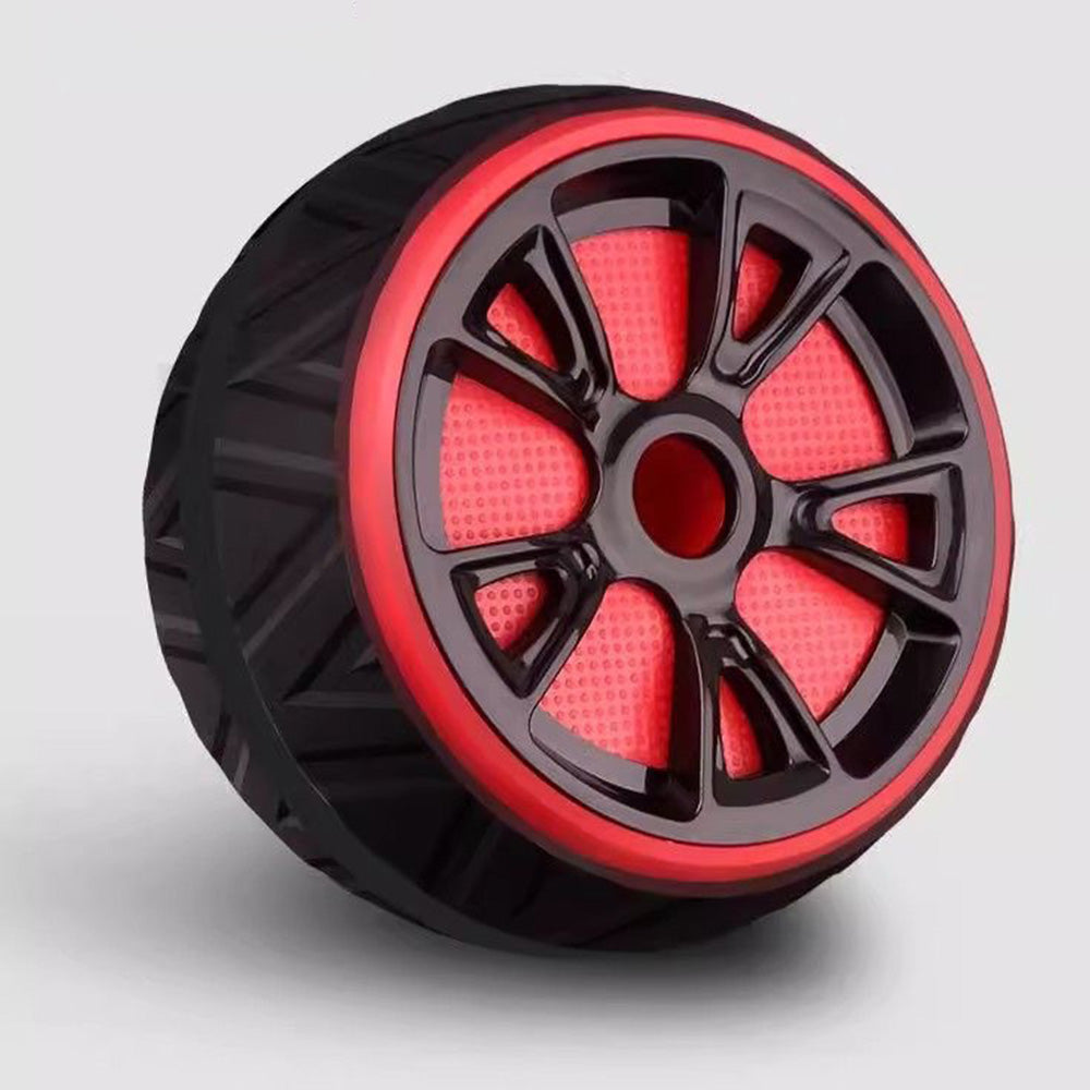 Wide Ab Roller Wheel for Home Gym Core Training-Red