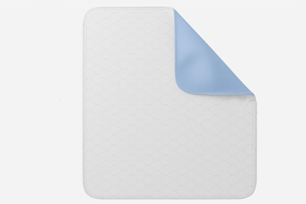 Incontinence Bed Pads Washable Bed Pads for Adults Pets Seniors Mattress Protector -Blue