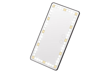 Car Sun Visor Vanity Mirror with 3 Light Mode Travel Makeup Mirror for Truck SUV