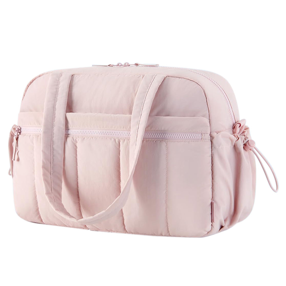 Gym Bag for Women Travel Duffle Bag with Wet Pocket Carry on Weekender Bag Pink