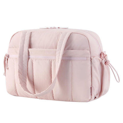 Gym Bag for Women Travel Duffle Bag with Wet Pocket Carry on Weekender Bag Pink