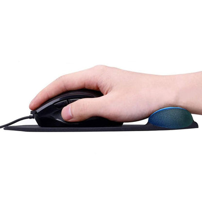 Non Slip Ergonomic Mouse Pad With Wrist Rest Silicone Wrist Support Mouse Mat For Computer-Black