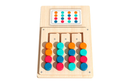 Color Matching Puzzle Toys Montessori Brain Teasers Board Game For boy and girls