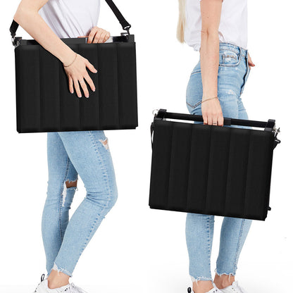 Comfortable Stadium Seat with Shoulder Strap and Storage Pocket