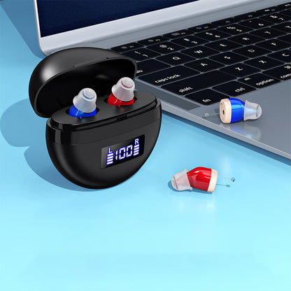 Digital Invisible In Ear Hearing Aids Rechargeable Hearing Amplifiers for Hearing Loss