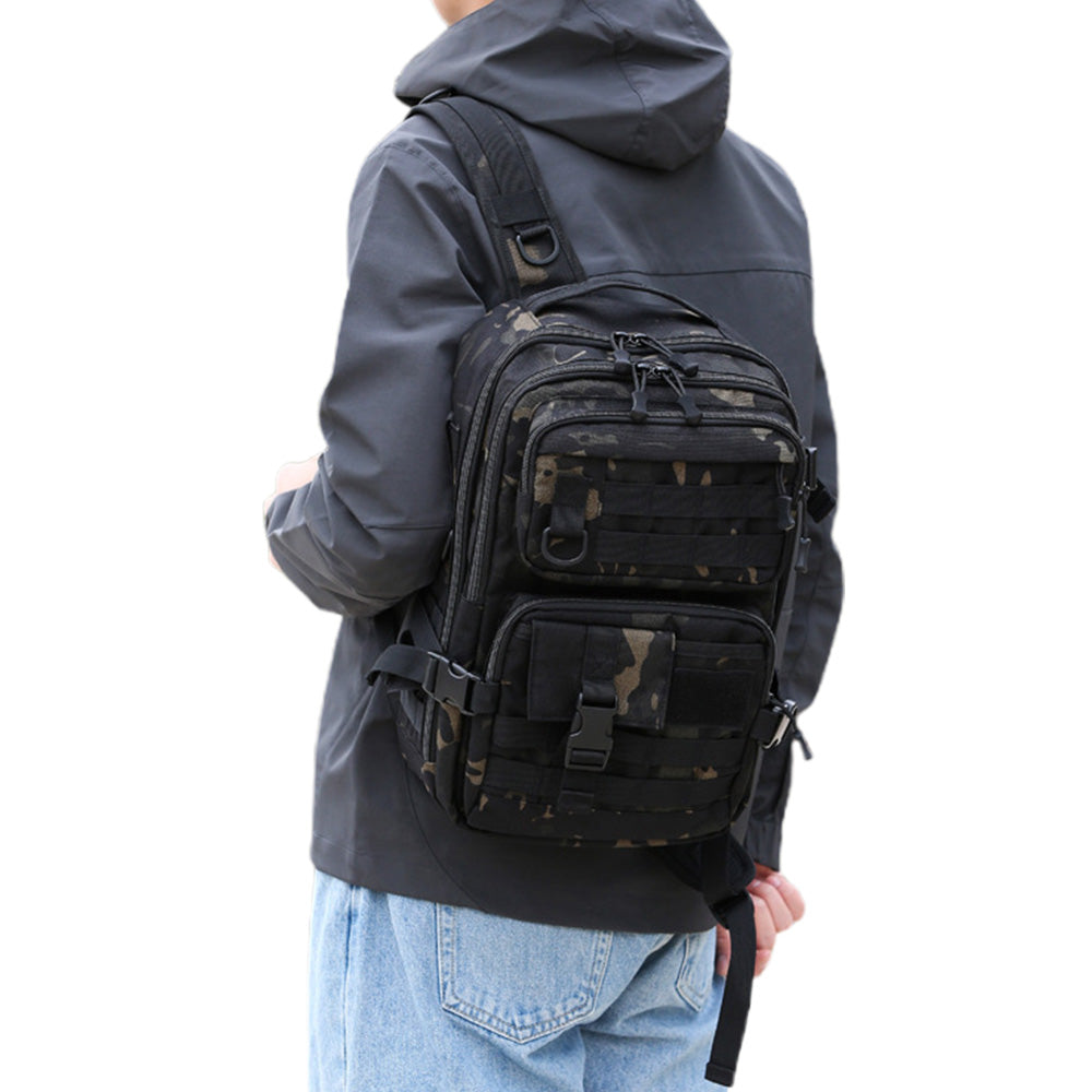 Tactical Backpack Outdoor Assault Fishing Bag with Camouflage