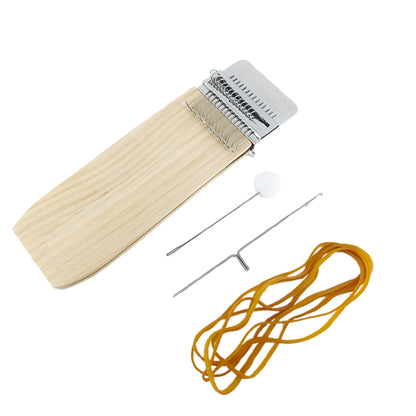 Small Weaving Loom 14 Hooks Weave Tool Set Darning Machine