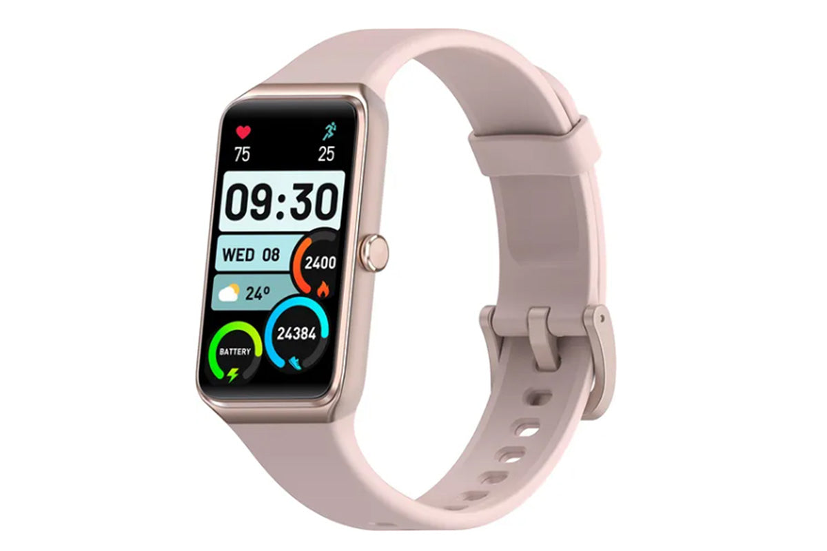 Fitness Tracker Smart Watch with Heart Rate and Blood Pressure Monitor-Pink