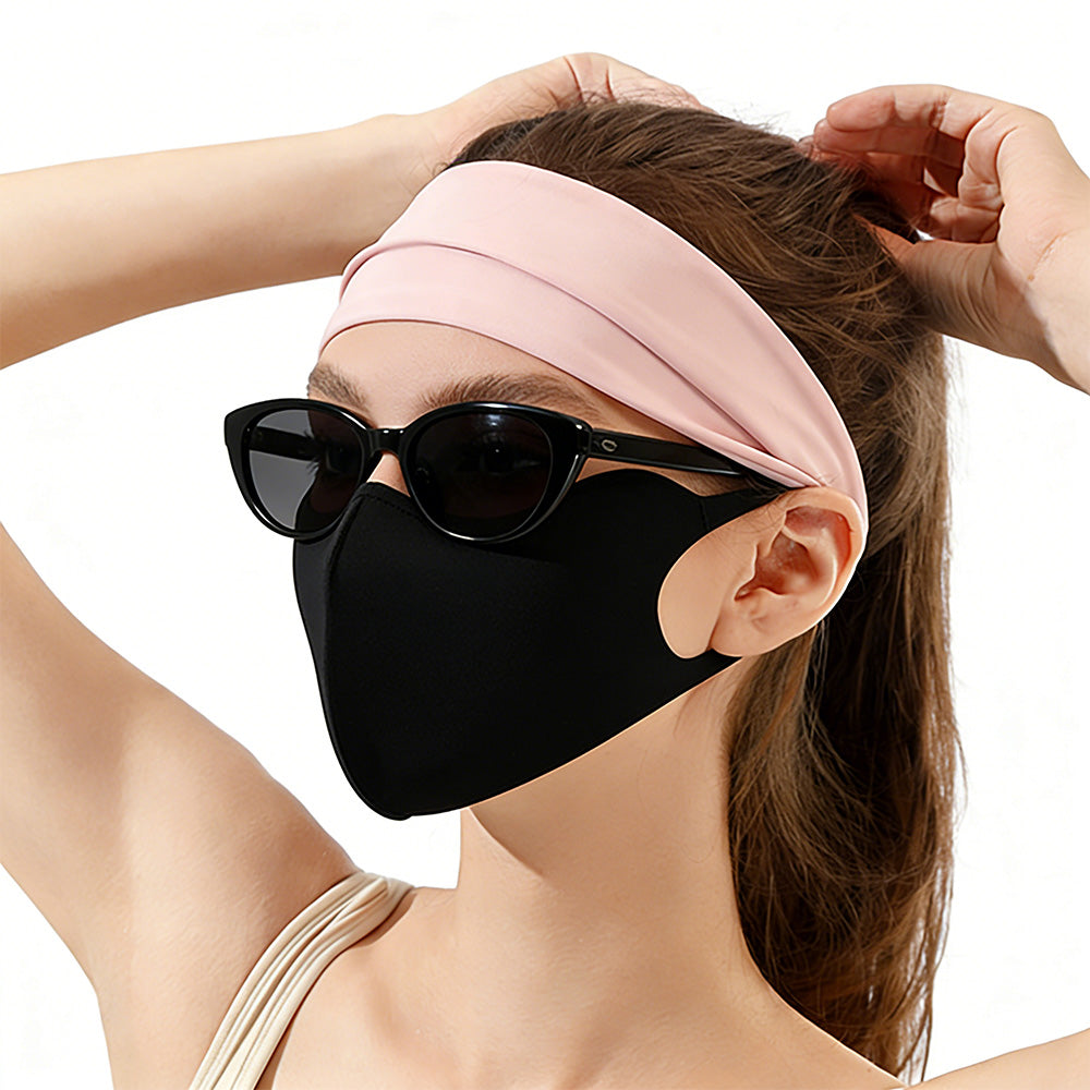 4 Pack Fitness Sweat Headbands Wide Elastic Sports Headbands for Workout Yoga