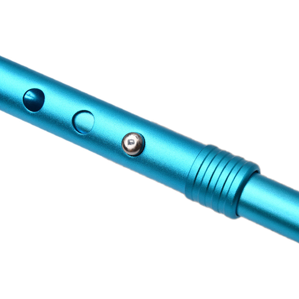 Foldable Lightweight Adjustable Aluminum Alloy Walking Stick-Blue