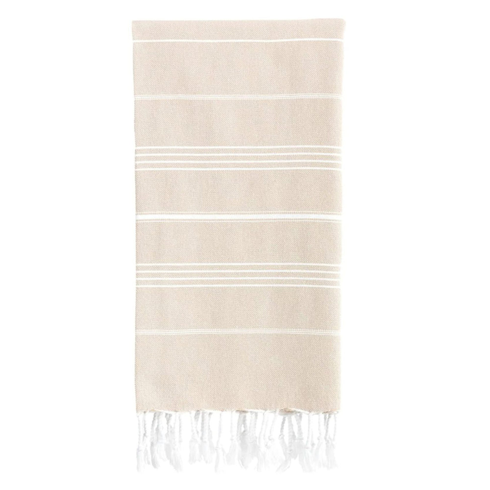 Cotton Turkish Beach Towels Quick Dry Towel for Bathing Swimming Travel Khaki
