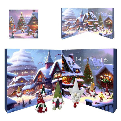 31 Days Christmas Gnome Advent Calendar Gnome Toy Countdown Calendar Blind Box