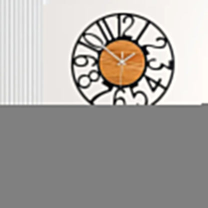 Silent Wall Clock Battery Operated Home Office Wall Decor