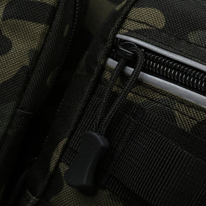 Fishing Tackle Storage Bag Fish Lures Bag Single Shoulder Crossbody Tactical Waist Pack Camouflage