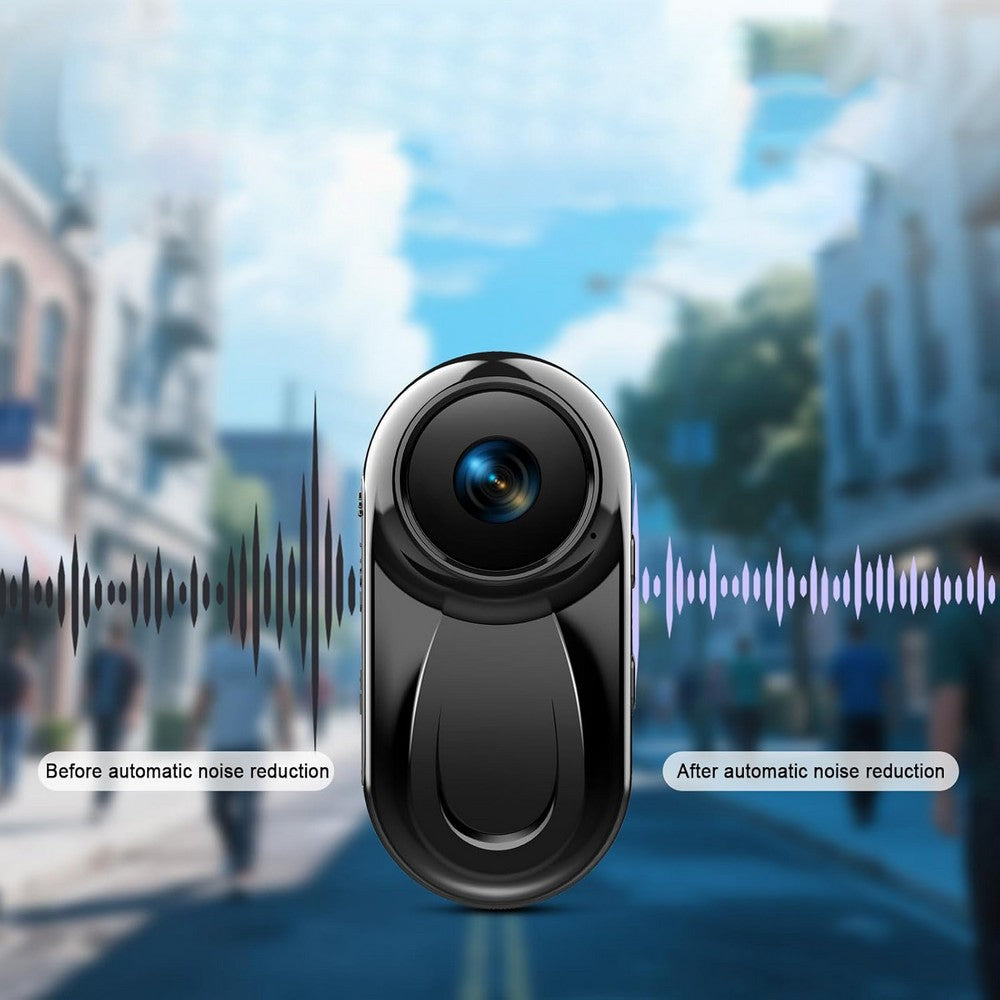 1080P Mini Body Camera Mini Body Camera for Traveling and Motorcycle-black