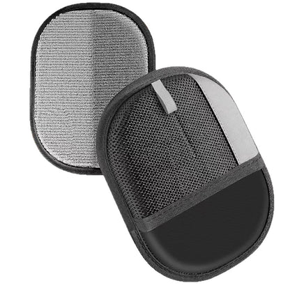 2Pcs Pet Hair Remover Gloves Cats Dogs Hair Remover for Laundry Couch Furniture Carpet-Black