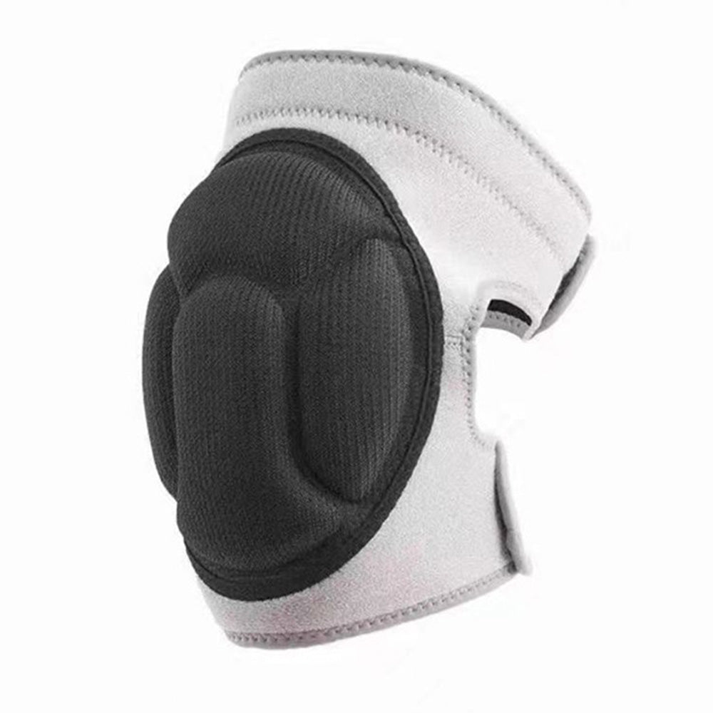 Pair of Knee Pads Anti-Slip Knee Protector Braces for Work Sports Grey