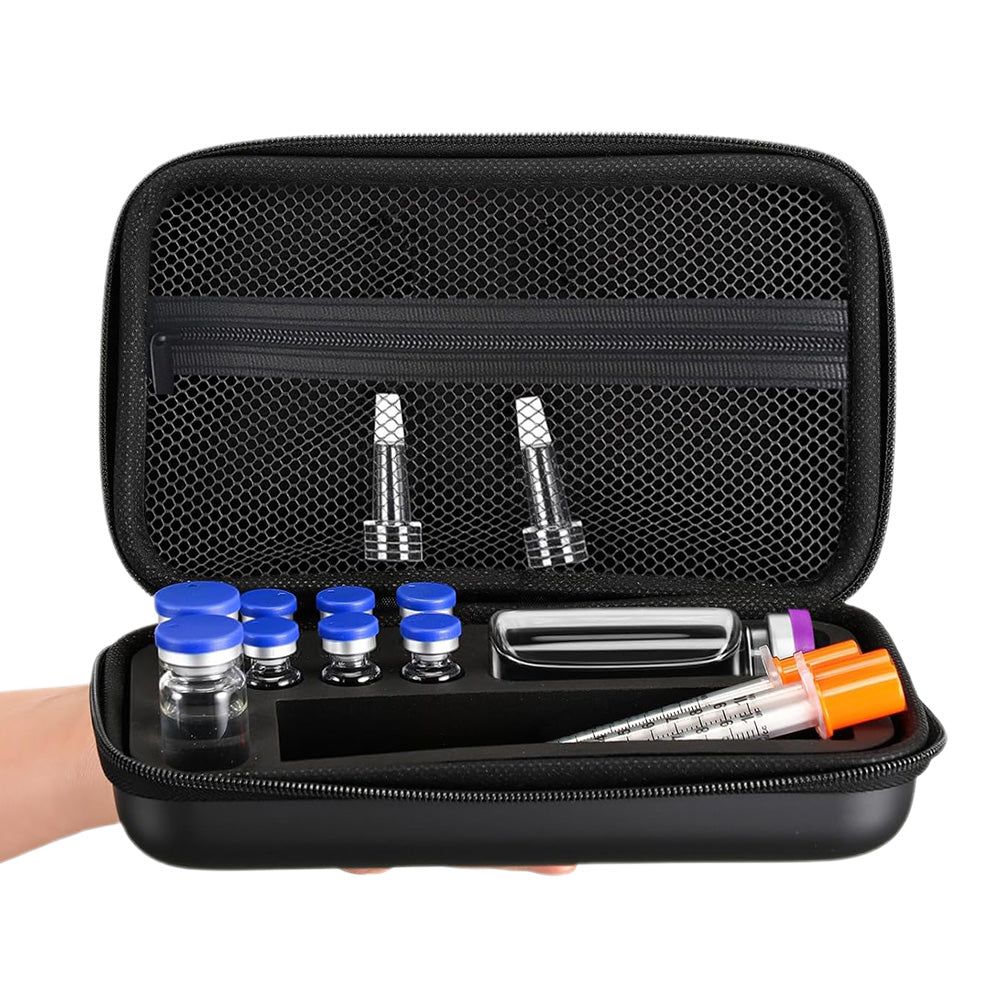 Vial Storage Cases Compatible with 3ml 10ml 30ml Bottles-Black