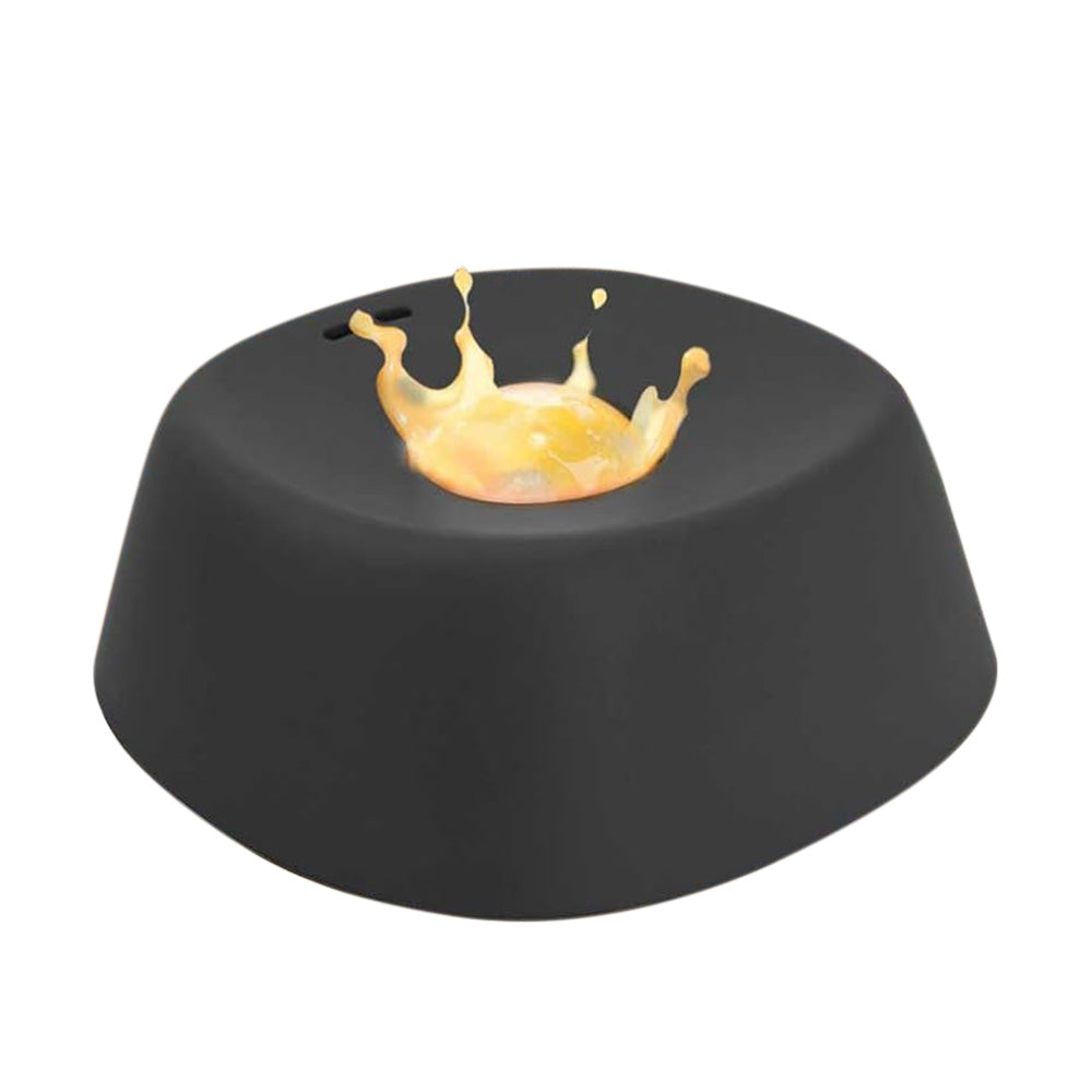 Slow Feeder Dog Bowls With Rolling Ball For Liquid Treat Training Bowl-Black