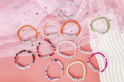12Pcs Taylor Friendship Bracelets Lover Music Colourful Holiday Inspired Album Present