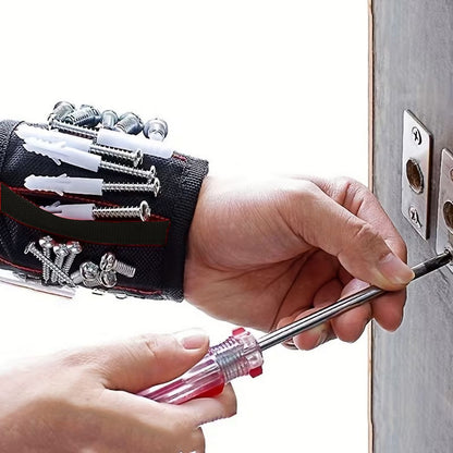 Magnetic Wristband Gifts for Men Dad Husband Tool Belt for Holding Screws Nails