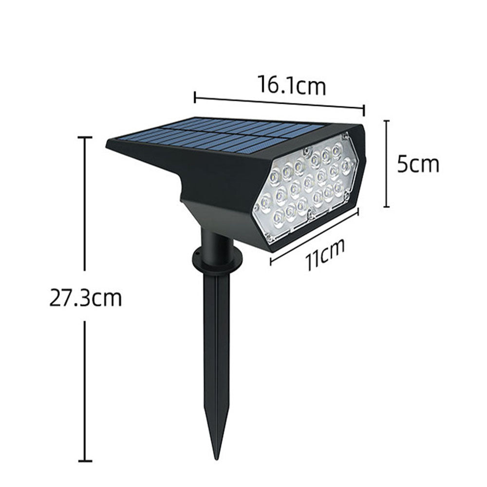 Solar Spot Lights 108 LED Lawn Landscape Garden Outdoor Pathway Fence Spotlight