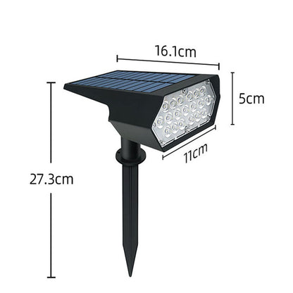 Solar Spot Lights 108 LED Lawn Landscape Garden Outdoor Pathway Fence Spotlight