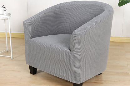 Club Chair Slipcover Stretch Barrel Chair Cover Tub Chair Slipcover -Light Grey