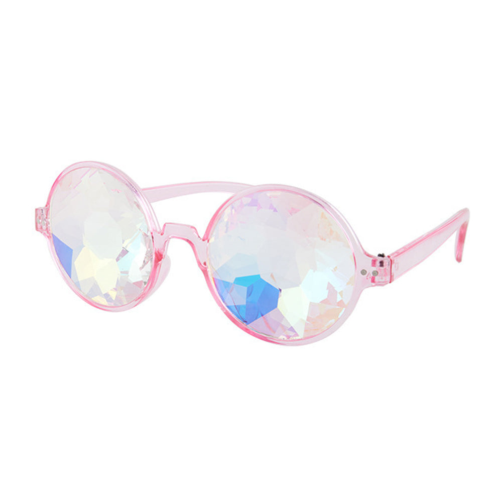 3Pairs of  Kaleidoscope Rave Glasses Festivals Rainbow Prism Refraction Glasses
