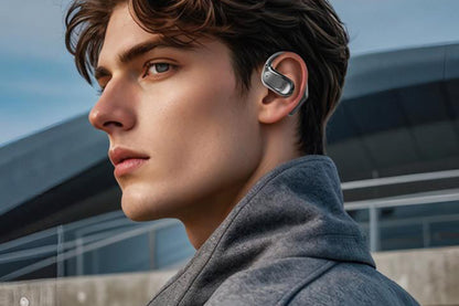 AI Translation Earbuds Real Time 138 Language Translator Earbuds with iOS Android-Black