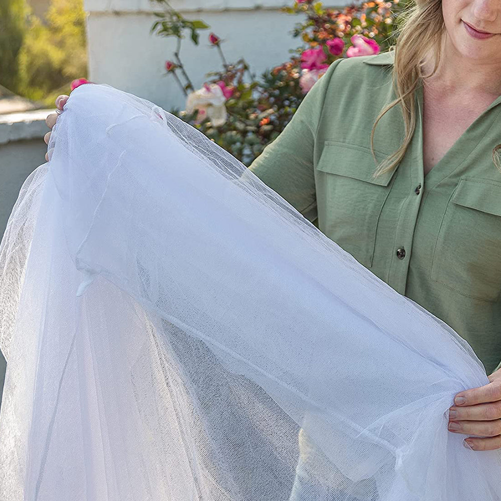 Square Top Mosquito Net Breathable Installation-Free For Decoration Outdoor