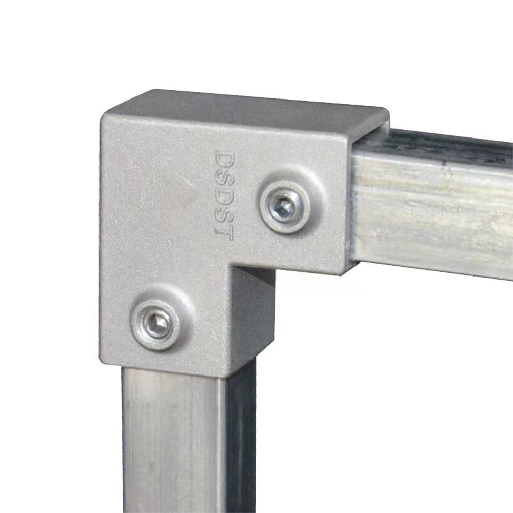 8 Piece 25x25mm Aluminum Alloy Square Tube Connector Set