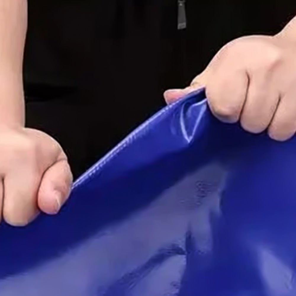 110 L Foldable PVC Water Storage Bag with Faucet and 4 Handles
