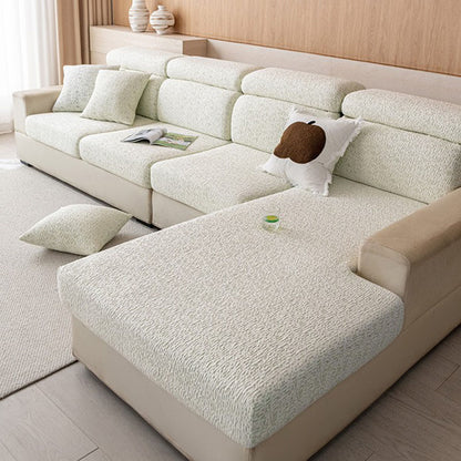 Cool-Touch Stretch Sofa Seat Cover Anti-Scratch Cushion Slipcover Green XS