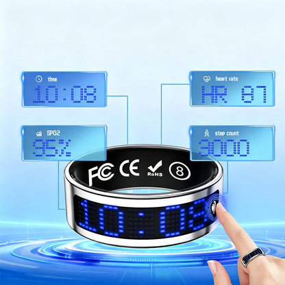 IP68 Waterproof Smart Ring-Silver
