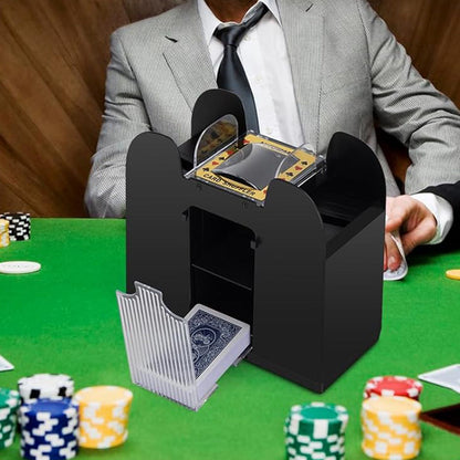 6-Deck Automatic Electric Card Shuffler ââ‚?Battery Operated