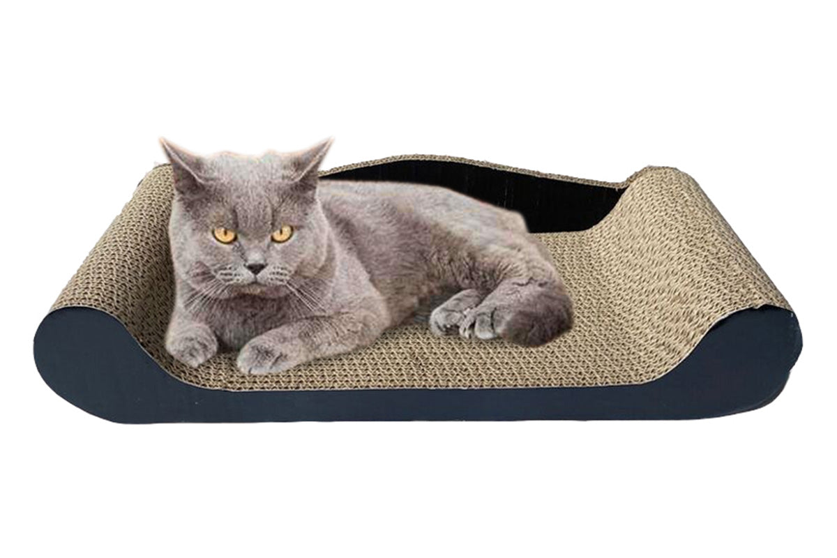 Cat Scratching Board Cat Toy Post Scratcher Corrugated Cardboard Pet Gym Toy