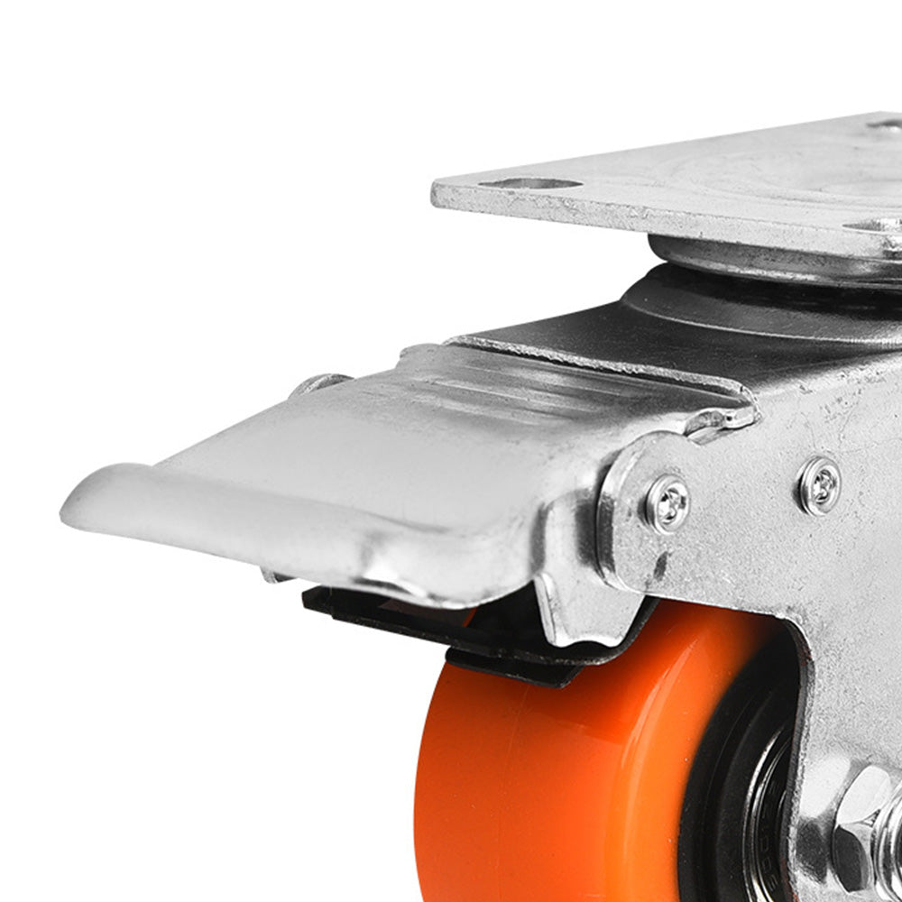 4 PCS Swivel Caster Wheels with Brake Castor Wheels