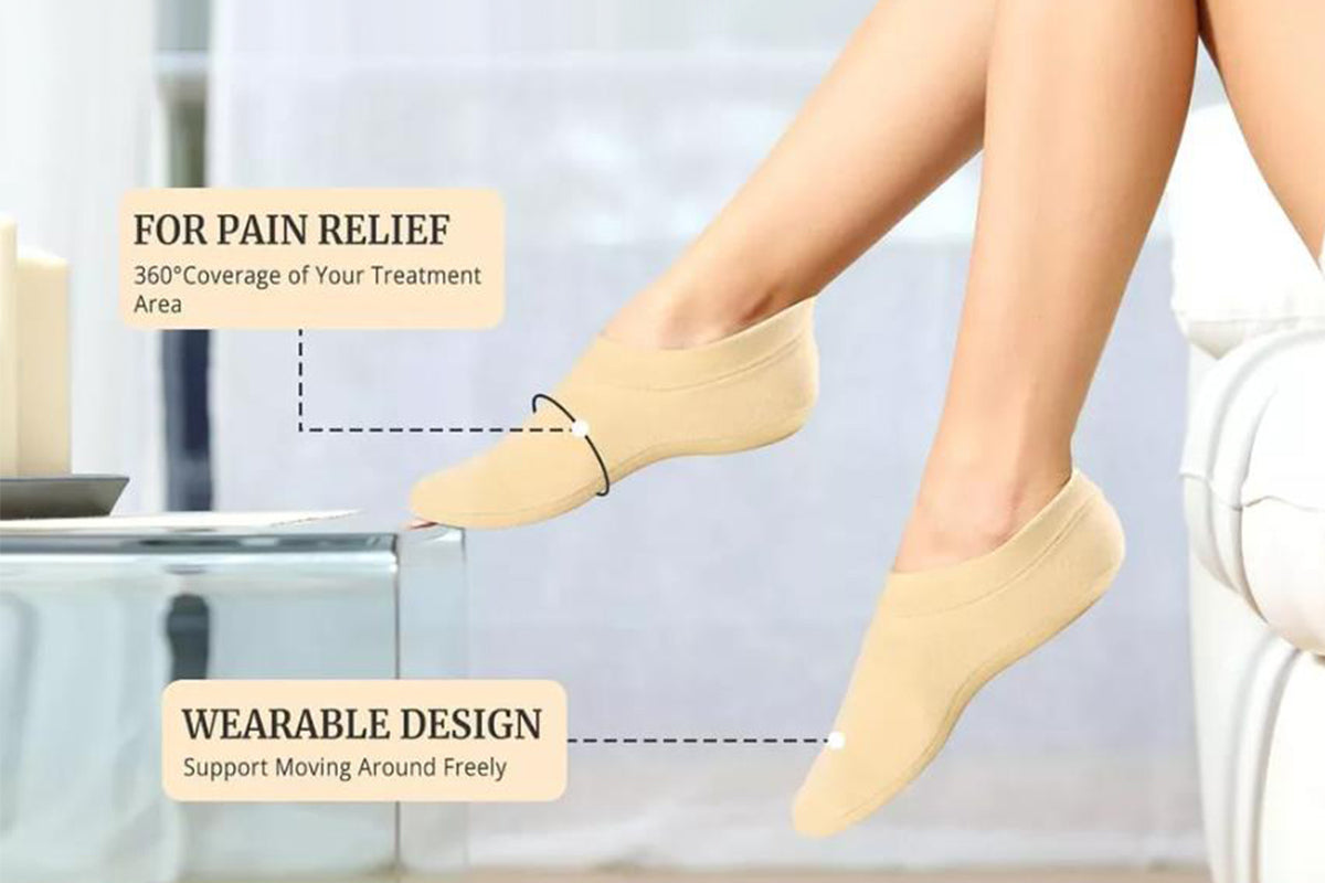 Castor Oil Pack Wrap for Feet Reusable Castor Oil Compress for Women Ankle Support -Khaki