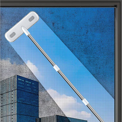 Double Sided Window Screen Cleaner Tool 82cm Long Handle Cleaning Brush