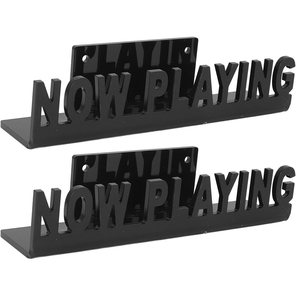 Acrylic Vinyl Record Wall Display Shelf-Black